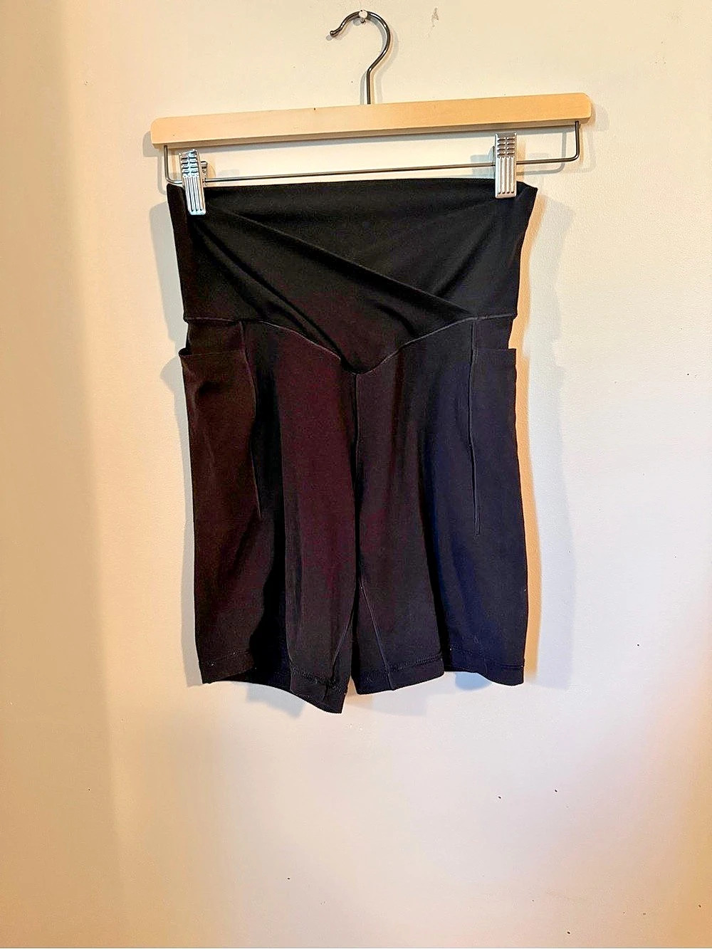 OFFLINE by Aerie Real Me Crossover High Waisted Bike Short Black